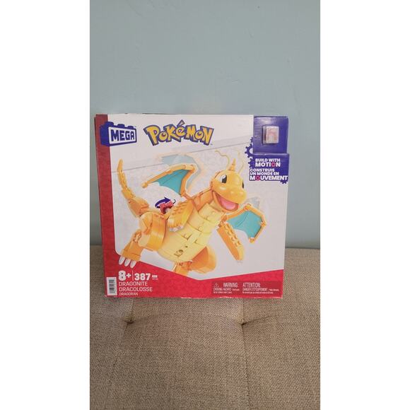 Mega Construx Pokémon Dragonite 387 Piece Building Set HKT25 – New Sealed Box... - Picture 1 of 6